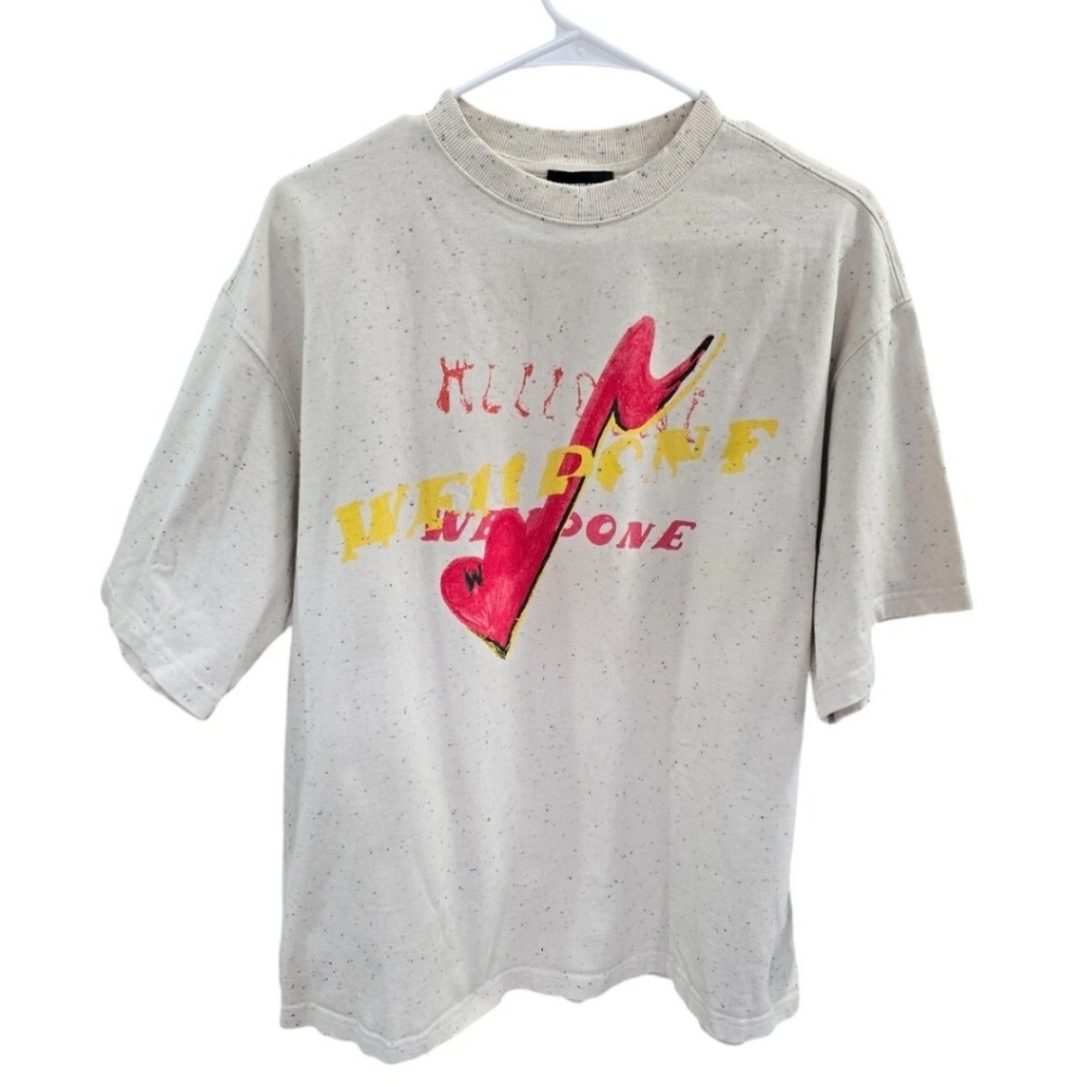 We11done T- shirt Men's Multicolor Loose Fit Size M - Picture 3 of 11